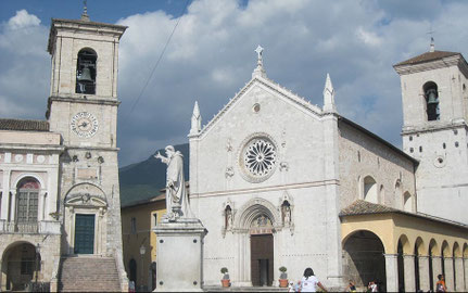 Basilica di San Benedetto Norcia (Italien) vor dem Erdbeben