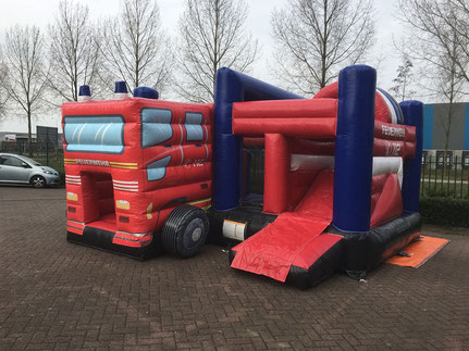 Hüpfburg Feuerwehr Kindergeburtstag Kinder hüpfenmieten Mönchengladbach