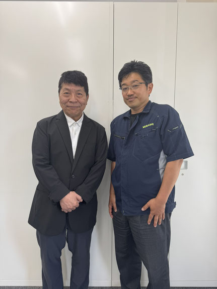 雑誌ANCHOR取材で松尾伴内さん御来社