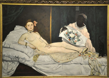 Edouard Manet, Olympia, 1863, Paris, Musée d'Orsay