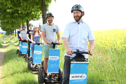 Freiberg, Umgebung, Erzgebirge, Segway - Meyway