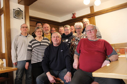 Teilnehmer hinten vl. Christian Benkner, Peter Wüste, Johann Benkner, Gerald Grosser, Astrid Grosser, Miriam Kittel, Ingo Wietasch, Renate Benkner, Hans Kittel, vorne vl. Ursula Bauer, Uwe Gratzke, Reinhard Bauer