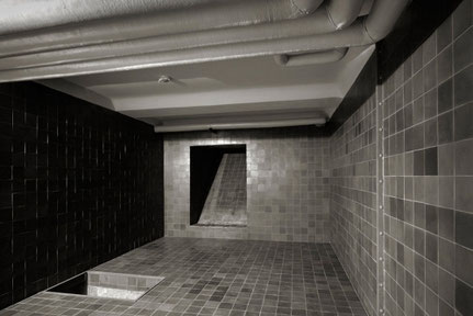 Tugendhat House, coal cellar, with some original black tiles. Photos: David Židlick, 2012