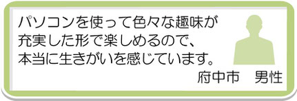 生徒様の声4　府中市　男性