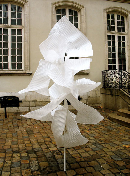 Edith Meusnier,SARABANDE détail, Musée des Tissus Lyon, janvier 2008