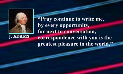Communications with Wife Abigail Quote from J. Adams