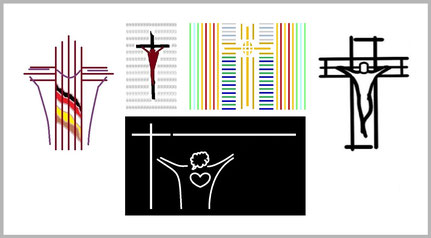 Image for First & Second Artwork Collections about the Cross of Christ and the Crucified Christ Gallery of the Faith Expressions Section on Expressions website