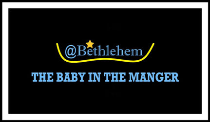 Faith Expression Artwork Entitled, “The Baby in a Manger,” which is about the Birth of Jesus Christ