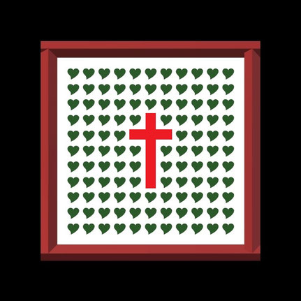 Third Faith Expression Artwork about “God is Love” who complements our humanity