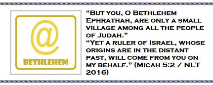 November 2019 Bible Verse: Micah 5:2 - NLT 2016