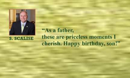 Father and Son Quote from S. Scalise