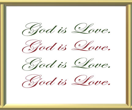 Expressions Art for God’s Sake: “God is Love” Based on 1 John 4:16 - Second Artwork