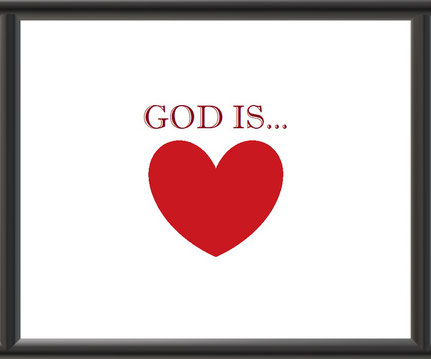 Expressions Art for God’s Sake: “God is Love” Based on 1 John 4:16 - Third Artwork