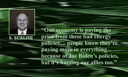 Bad Energy Policies of President Biden Quote from S. Scalise