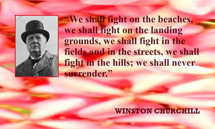 We shall Never Surrender Quote from Winston Churchill
