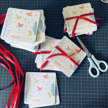 Druckatelier46 individuell bedruckte Untersetzer