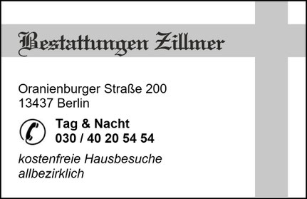 #BestattungenBerlin  #BestatterBerlin  #BerlinReinickendorf  #BestatterVorOrt #Bestattungen  #Bestattungsinstitut  #Bestatter  #Trauerfall  #Trauerbegleitung  #Beerdigung  #Beisetzung  #AbschiedNehmen  #WürdevolleBestattung  #Vorsorge  #Bestattungsvorsorg
