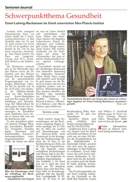 Seniorenjournal, Wetterauer Zeitung, Text: pm, Foto: Corinna Weigelt, 16.03.2019