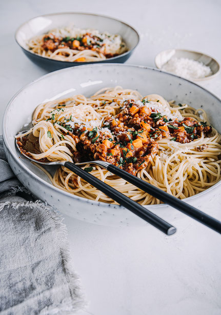 Klassische Spaghetti Bolognese-schnell und einfach