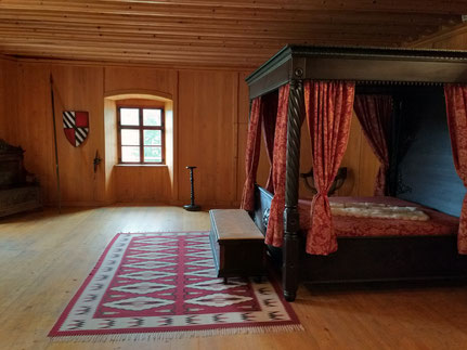 Schlafzimmer Höhlenburg Predjama 