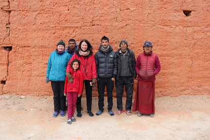 Gruppe in Lo Manthang 