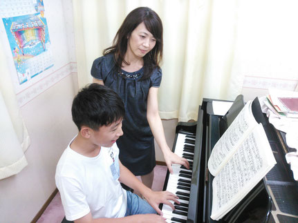 水戸市のまりピアノ教室の講師の写真