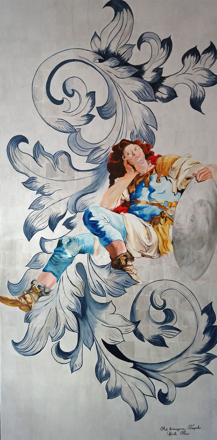               Acanthus - Acrylique sur toile - 195 x 97
