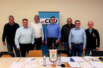 v.l.n.r. Stefan Nieding, Andreas Meyer, Axel Schmidt, Andreas Thon, Holger Faulhaber, Aaron Diebel, Michael Klotzbach