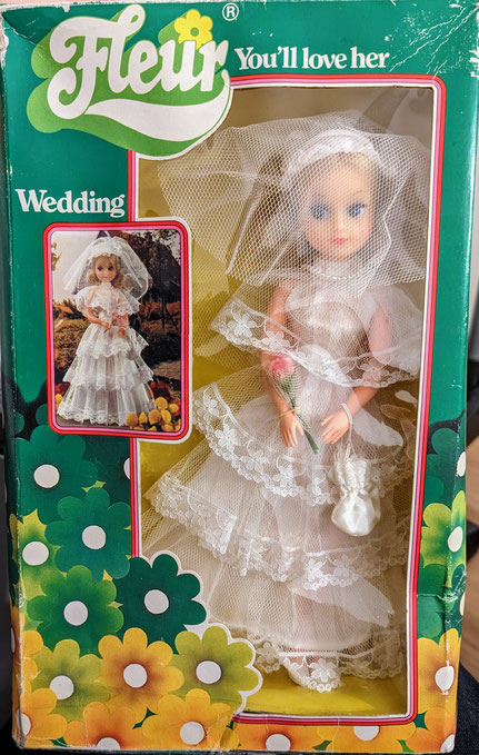 Wedding Fleur doll in box.