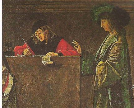 Detail aus Carpaccios telero