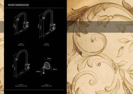 Bastow Federation Range SpecificationsTraditional, Vintage, Colonial, Victorian, Federation, Antique Heritage Style Tapware Showers and Accessories