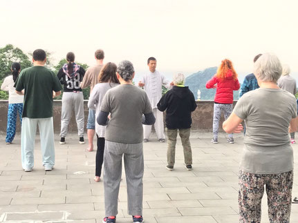 Qigong mit Meister Wei in China