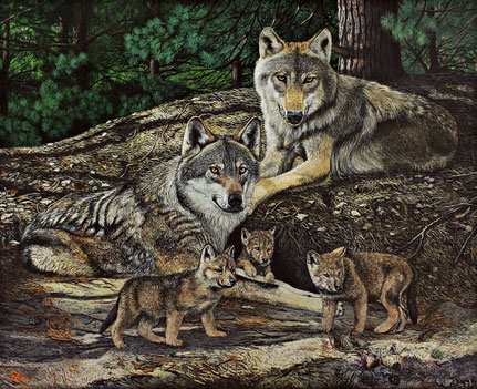 An der Wolfshöhle  80 x 100 cm 