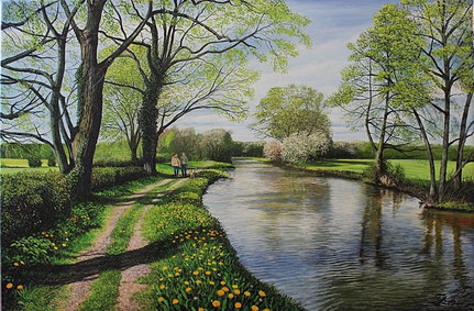 Frühlingsgefühle 40 x 60   