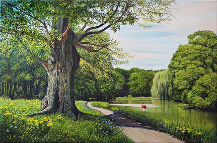 An einem Sonntag 40 x 60 