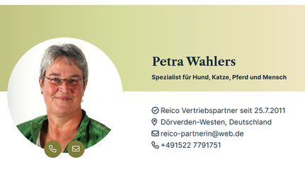 Klicken Sie auf das Foto, wenn Sie mit Petra Wahlers Kontakt aufnehmen möchten. Oder rufen Sie sie gleich an. 