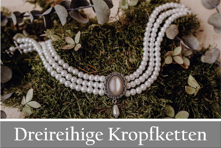 Kropfkette dreireihig 