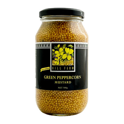 ヒルファーム グリーンペッパーコーンマスタード 500g