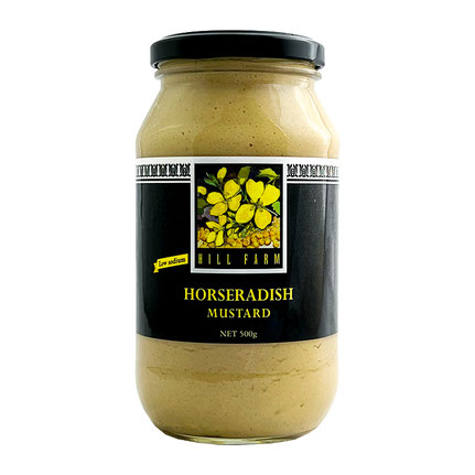 ヒルファーム ホースラディッシュマスタード 500g