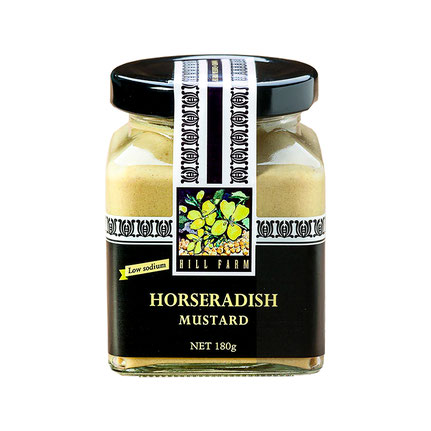 ヒルファーム ホースラディッシュマスタード 180g