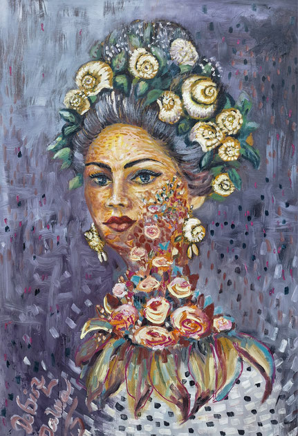 The purple woman