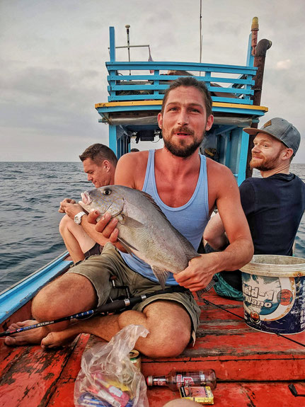 Den schwersten Fisch hat Benji gefangen.
