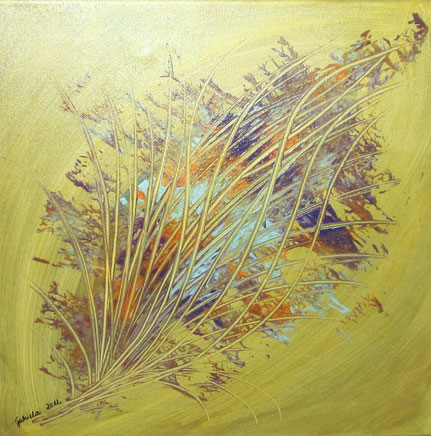 Samenflug 40x40cm Acryl 