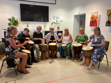 verschiedene Musikgruppen, Fotoausstellung, Festessen... Foto: H. Patzsch-Ludewig