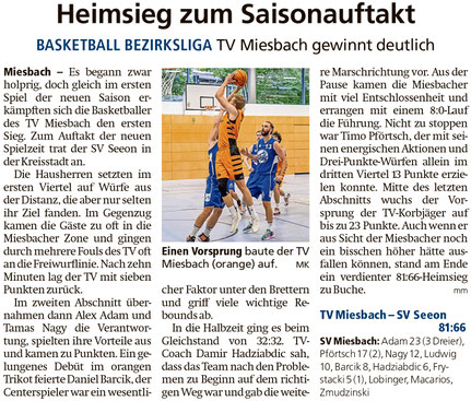 Bericht im Miesbacher Merkur am 7. Oktober 2025 - Zum Vergrößern klicken