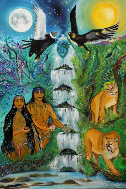 Ngenko, rehue, pangi, cosmovision mapuche, Paz Treuquil