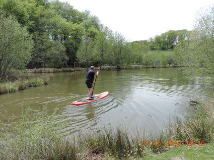 Initiation paddle en camping Lot
