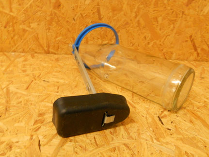 Wasser mit Apfelessig gesäuert