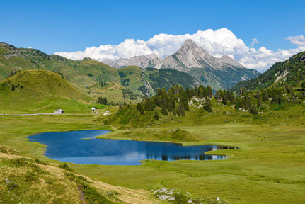 Der malerisch gelegene Kalbelesee