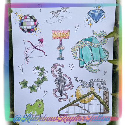 Taylor Swift Eras Tattoos Flash 1